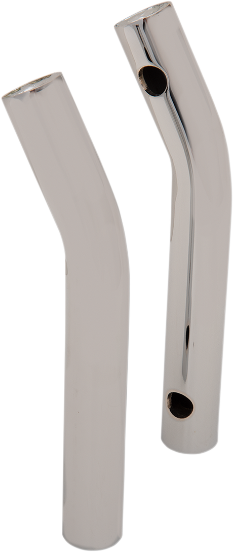 LA CHOPPERS Risers - Kage Fighter - Pullback - 10" - Chrome LA-7336-10R