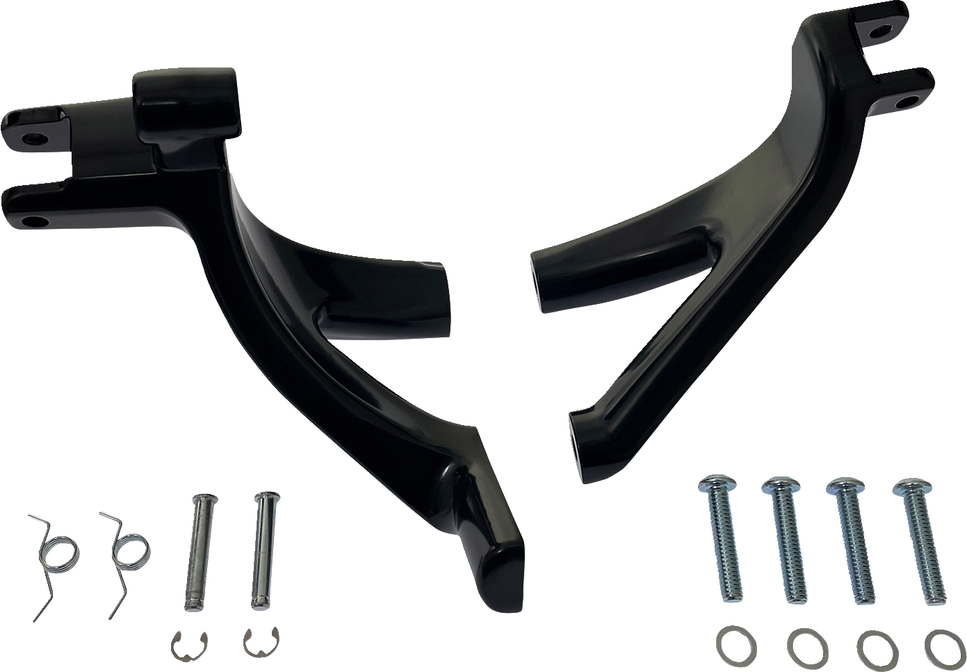 DRAG SPECIALTIES Forward Control Support Bracket - Black - Softail D35-0224GB-1