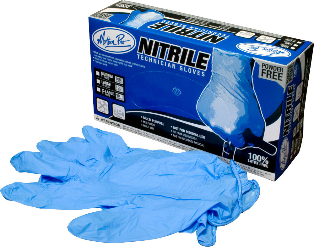 MOTION PRONitrile Textured Powder Free Gloves M 50/Pk11-1985