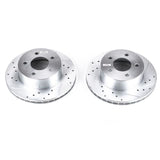 Power Stop 90-99 Jeep Cherokee Front Evolution Drilled & Slotted Rotors - Pair AR8722XPR