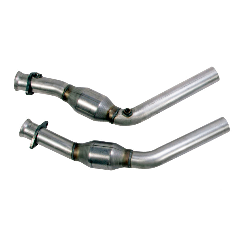 BBK 11-14 Mustang 3.7 V6 High Flow X Pipe With Catalytic Converters - 2-1/2 1814