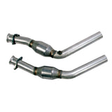 BBK 11-14 Mustang 3.7 V6 High Flow X Pipe With Catalytic Converters - 2-1/2 1814