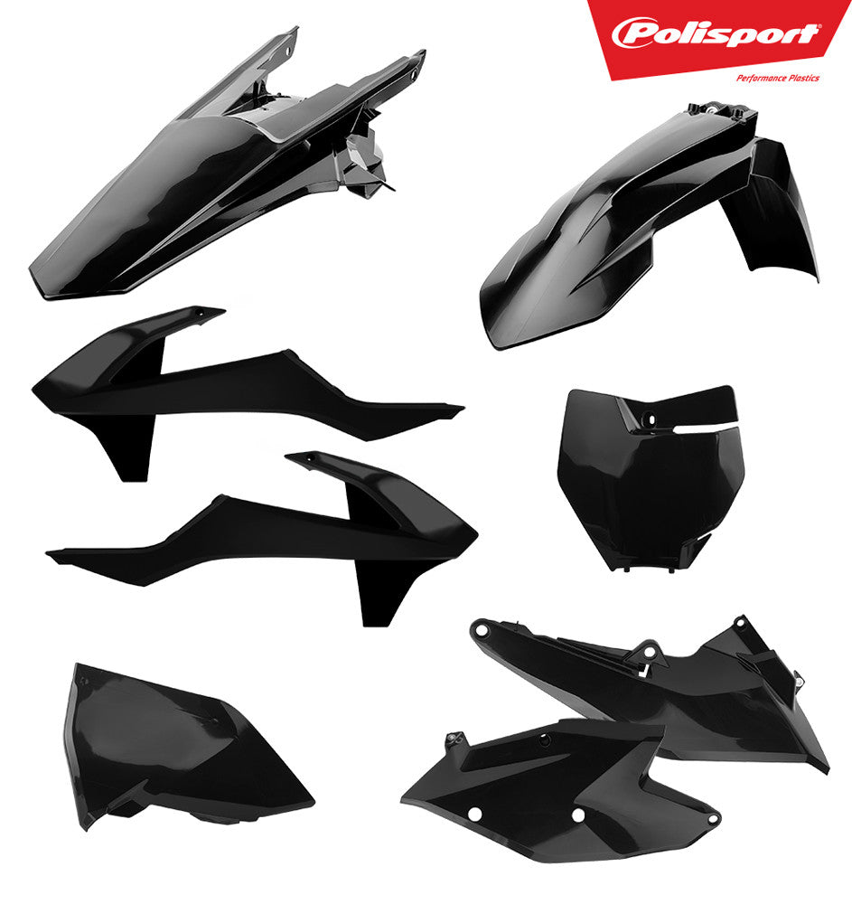 POLISPORT Plastic Body Kit Black 90709