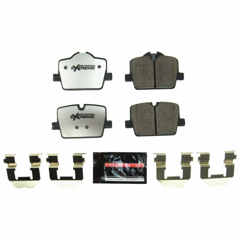 Power Stop 2019 BMW 330i Rear Z26 Extreme Street Brake Pads w/Hardware Z26-2221