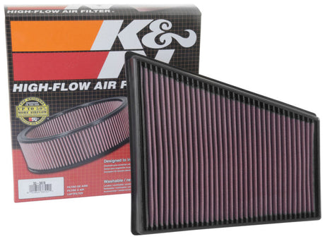 K&N 16-18 Porsche 718 Boxster H4-2.0L Drop In Air Filter 33-3078