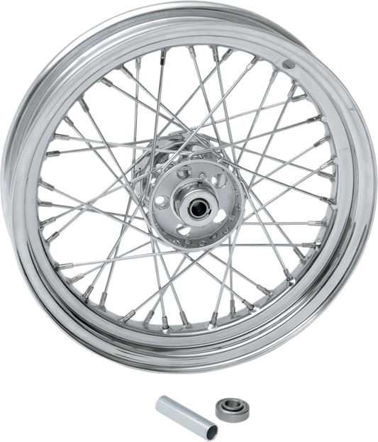 DRAG SPECIALTIES Front/Rear Wheel - Single Disc/No ABS - Chrome - 16"x3.00" 64433