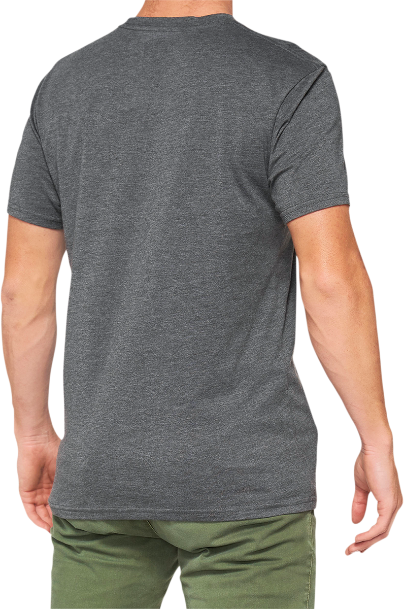 100% Silva T-Shirt - Heather Charcoal - Small 32132-052-10