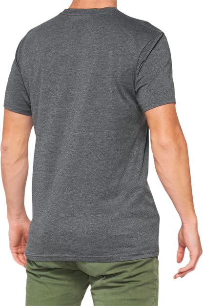 100% Silva T-Shirt - Heather Charcoal - Small 32132-052-10