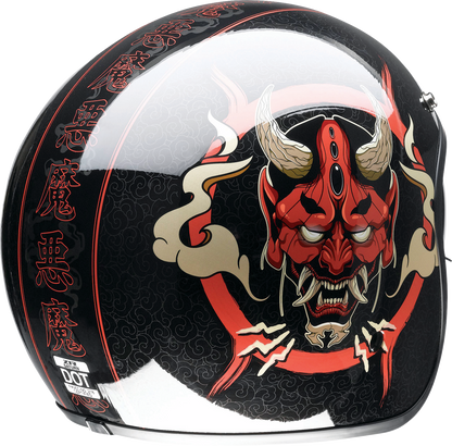 Z1R Saturn Helmet - Devilish - Gloss Black/Red - XS 0104-2876