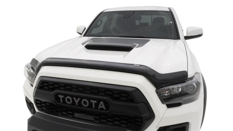 AVS 16-18 Toyota Tacoma Bugflector Medium Profile Hood Shield - Smoke 23681