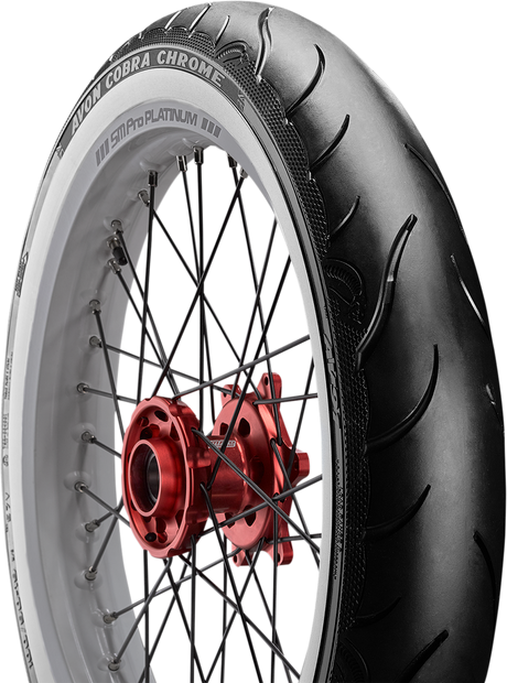 AVON Tire - Cobra Chrome AV91 - Front - 100/90-19 - Wide Whitewall - 57V 638175