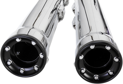 COBRA 3" RPT Mufflers for '00-'06 Softail - Chrome 6054