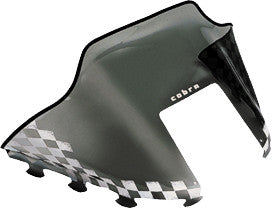 POWERMADD Cobra W/S Mid Smoke/Wht 14" Pol Wedge Hood 11133