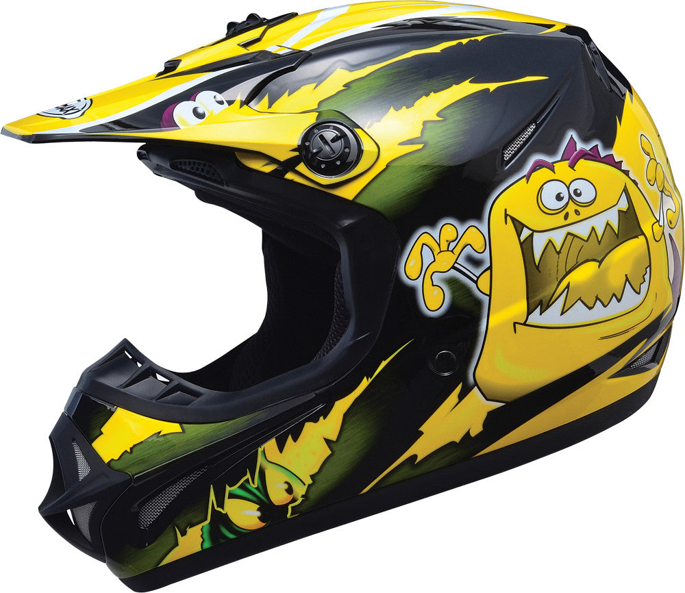 GMAX Gm-46y-1 Kritter Ii Helmet Yellowlow/Black Ys G3462230 TC-4