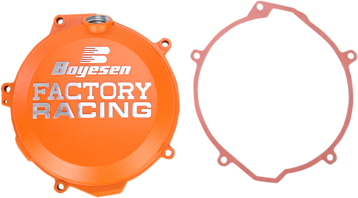 BOYESEN Clutch Cover - Orange - KTM CC-44AO