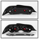 Spyder Acura RSX 02-04 Euro Style Tail Lights Black ALT-YD-ARSX02-BK 5000330