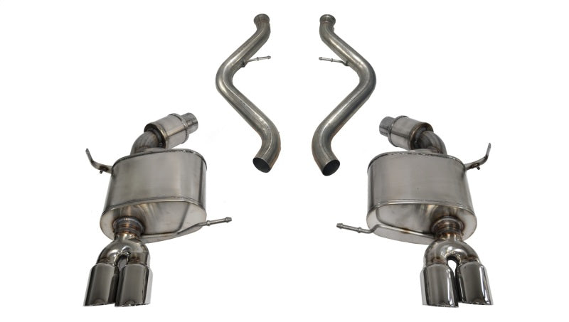 Corsa 08-12 BMW M3 Convertible E93 Polished Sport Cat-Back Exhaust 14568