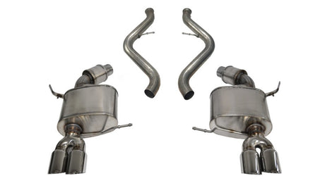 Corsa 08-12 BMW M3 Convertible E93 Polished Sport Cat-Back Exhaust 14568