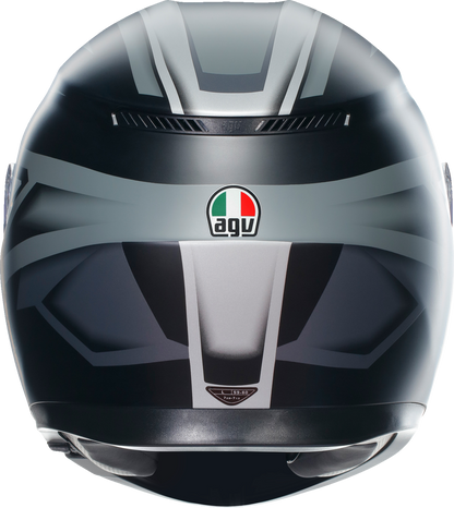 AGV K3 Helmet - Compound - Matte Black/Gray - Small 2118381004008S