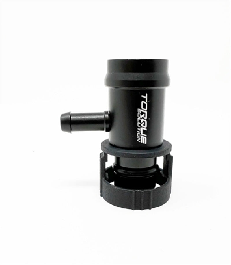 Torque Solution Billet Boost Tap - Toyota Supra A90/A91 MKV / BMW B48/B58 / G Series Chassis - Black TS-GR-689
