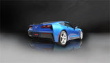 Corsa 2014 Corvette C7 Coupe 6.2L V8 AT/MT 2.75in Valve-Back Dual Rear Exit Black Sport Exhaust 14764BLK