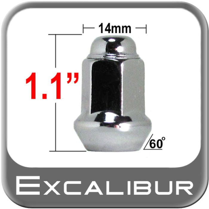 Excaliber Wheel Accessories Lug Nut 3/8 X 24, Chrome 989201