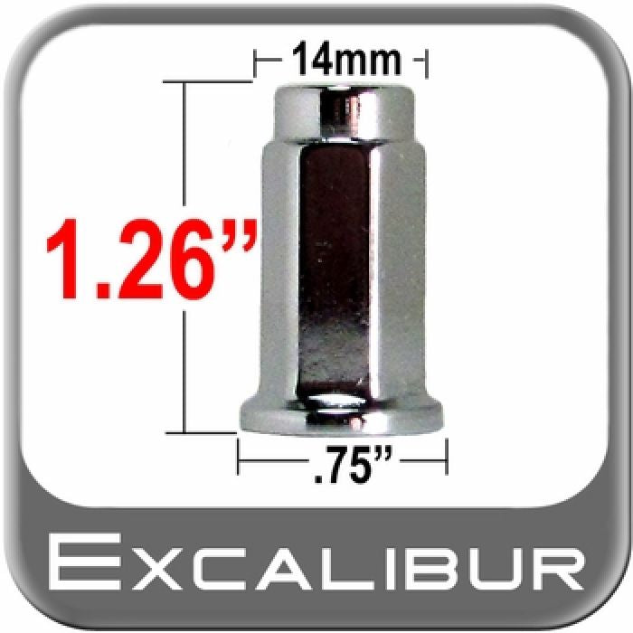 Excaliber Wheel Accessories Lug Nut 10mm X 1.25 Chrome 989203