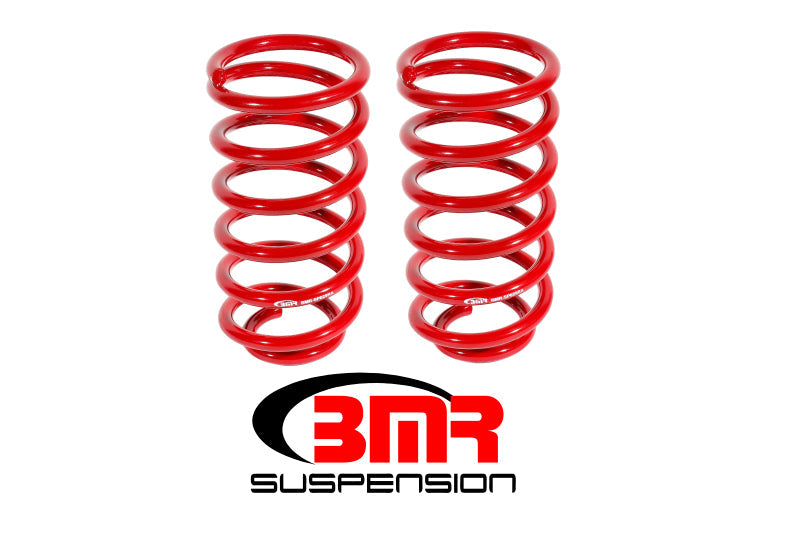 BMR 79-04 Fox Mustang Rear Lowering Springs - Red SP029R