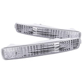 ANZO 1996-1997 Honda Accord Euro Parking Lights Chrome 511009