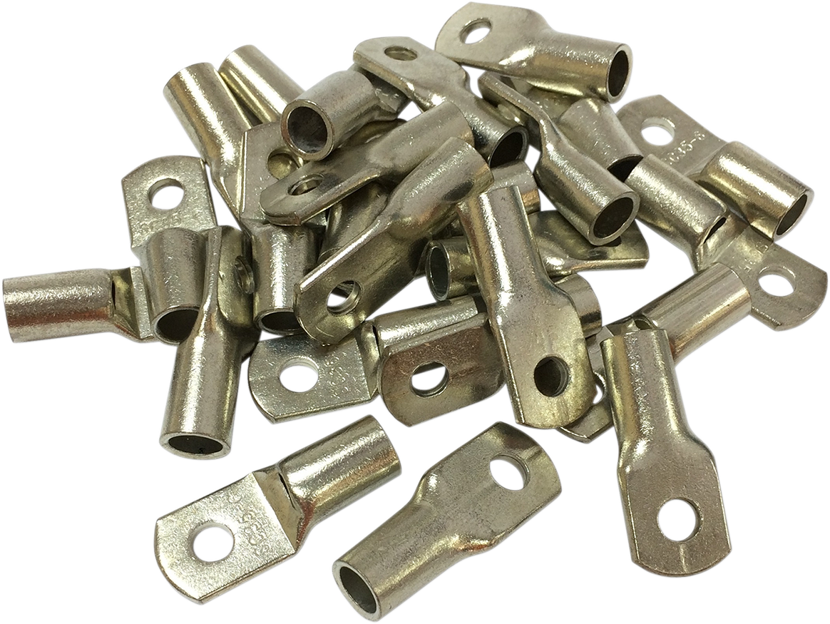 DRAG SPECIALTIES Battery Terminals 1/4" - 25PK E25-0092K1