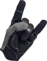 BILTWELL Moto Gloves - Gray/Black - XS 1501-1101-001