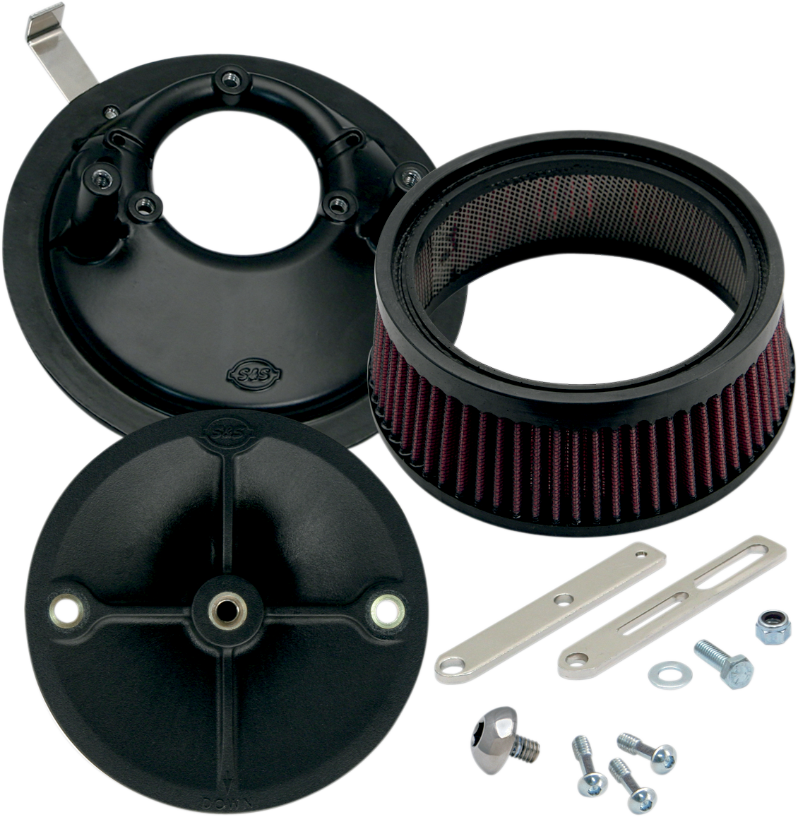 S&S CYCLE Universal Stealth Air Cleaner - Super E/G Carburetor 170-0176