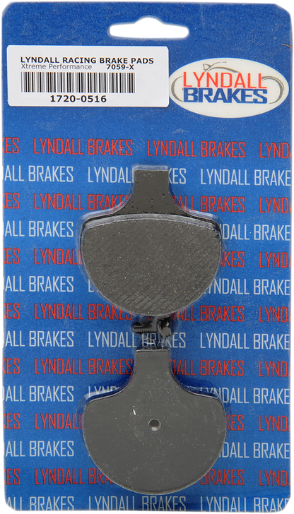 LYNDALL RACING BRAKES LLC X-Treme Brake Pads - Harley-Davidson 7059X