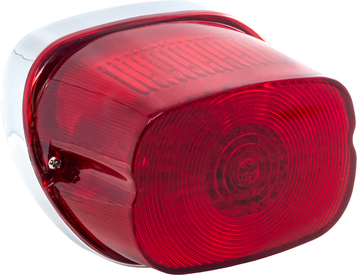 LETRIC LIGHTING COSqaureback Led Tailight Red Lense HardwireLLC-SQTL-RT