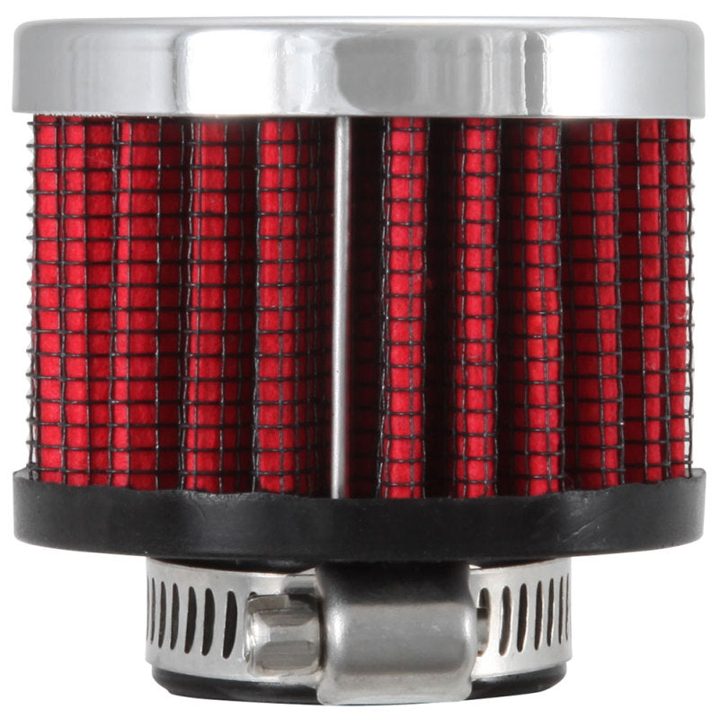 K&N 3/4 inch ID 2 inch OD 1.5 inch H Clamp On Crankcase Vent Filter 62-1360