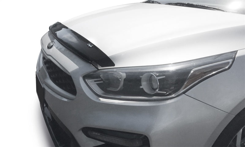 AVS 19-23 Kia Forte Carflector Low Profile Hood Shield - Smoke 20225
