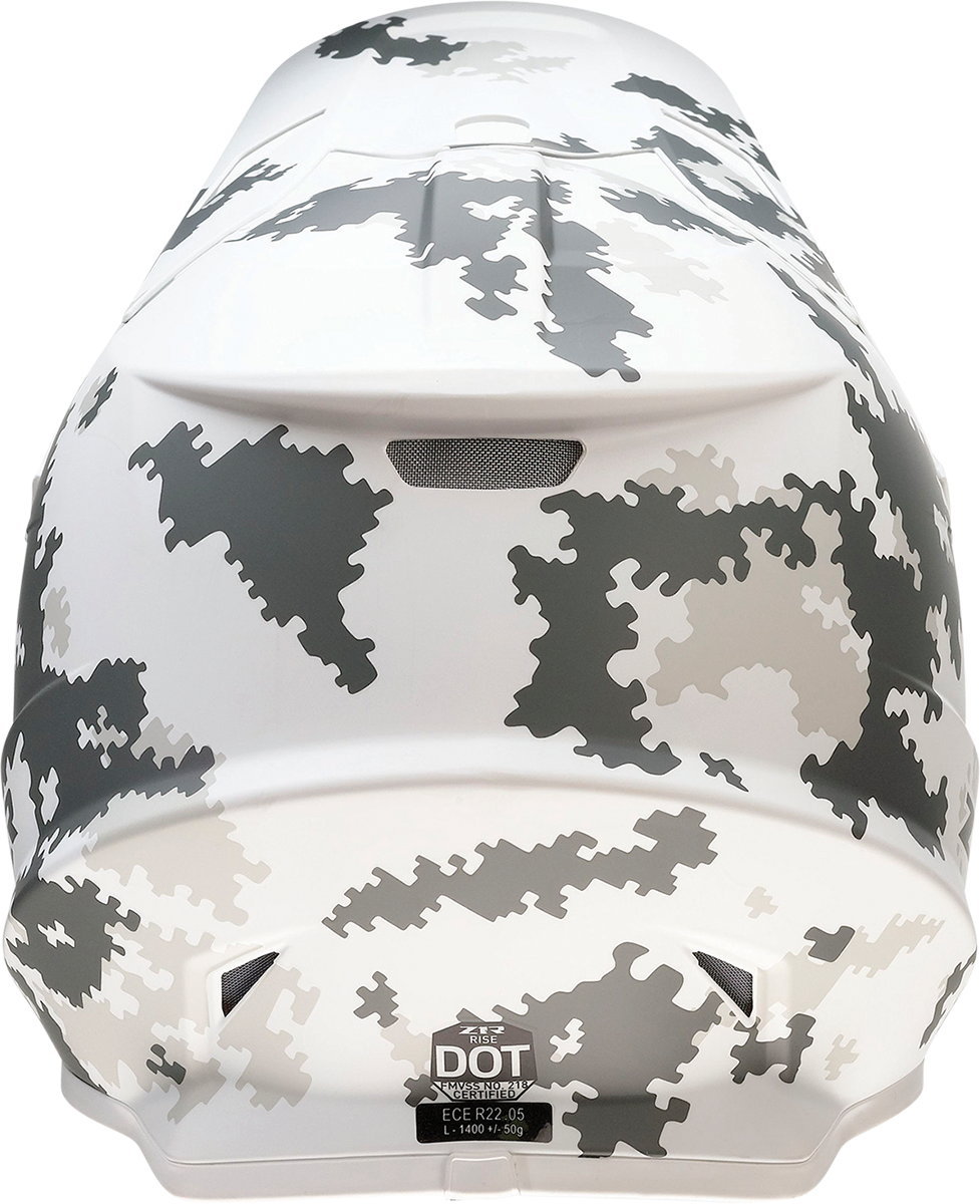 Z1R Rise Helmet - Snow Camo - White/Gray - Small 0120-0713