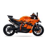 Austin RS22 140mm - 2026 KTM 990 RCR RS22 DUAL UNDERSEAT BOX DELETE TITANIUM EXHAUST SYSTEM  AR101