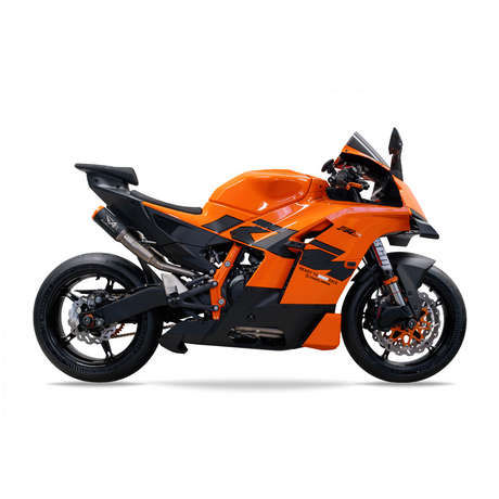 Austin RS22 140mm - 2026 KTM 990 RCR RS22 DUAL UNDERSEAT BOX DELETE TITANIUM EXHAUST SYSTEM  AR101