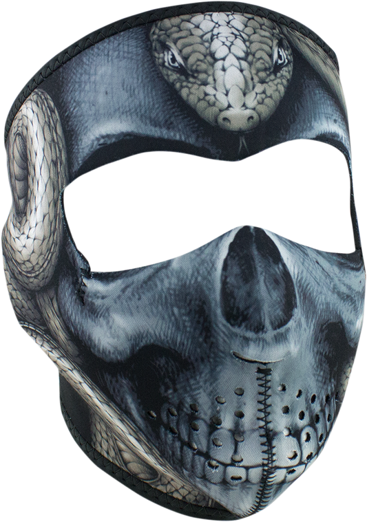 ZAN HEADGEAR Full-Face Mask - Snake Skull WNFM415