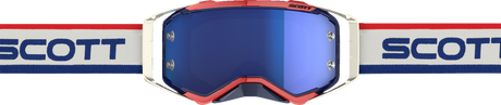 SCOTT Prospect Goggles - Retro White/Blue - Blue Chrome Works 272821-7433349