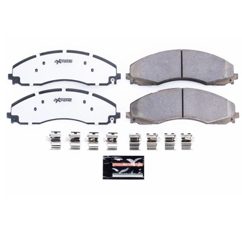 Power Stop 17-19 Ford F-450 Super Duty Front Z36 Truck & Tow Brake Pads w/Hardware Z36-2018