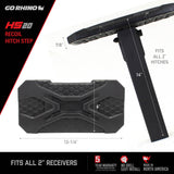 Go Rhino HS-20 Hitch Bumper Step HS2012T