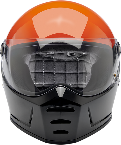 BILTWELL Lane Splitter Helmet - Gloss Podium Orange/Gray/Black - XL 1004-550-105