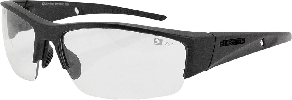 BOBSTER Ryval Sunglasses Black W/Clear Lens ERYV002C