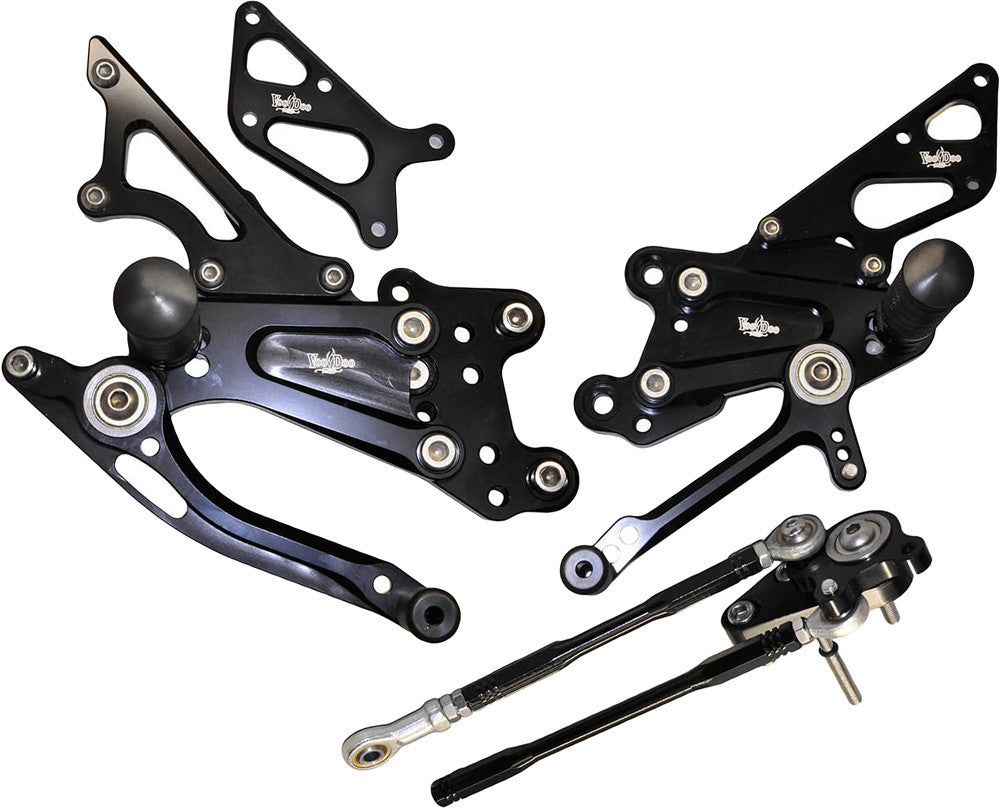 VOODOO Billet Rear Set Black VRD1306