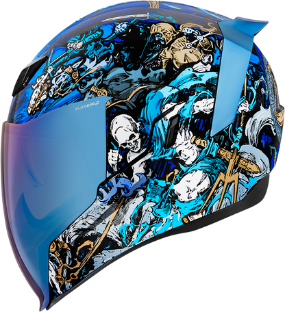 ICON Airflite™ Helmet - 4Horsemen - Blue - Large 0101-13920