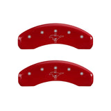MGP 4 Caliper Covers Engraved Front 2015/Mustang Engraved Rear 2015/Bar & Pony ylw finish black ch 10202SMB2YL