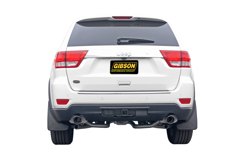 Gibson 11-18 Jeep Grand Cherokee Laredo 3.6L 2.25in Axle-Back Dual Exhaust - Stainless 617407