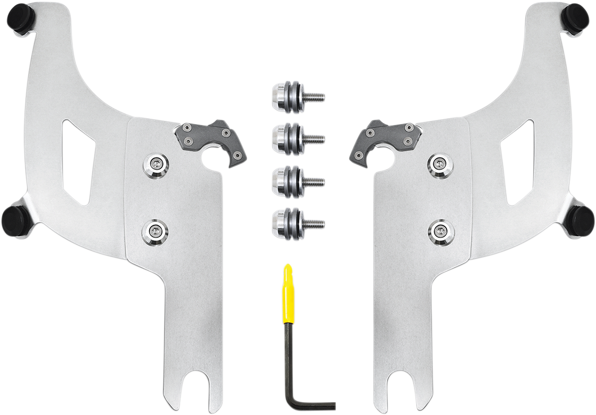 MEMPHIS SHADES Bullet Mounting Kit - Polished - FLHRS/XS MEK2042